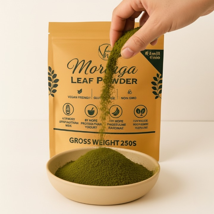 Organic Moringa Leaf Powder | Natural Superfood For Weight Loss, Immunity Boost, Energy Support & Height Growth - Image 5