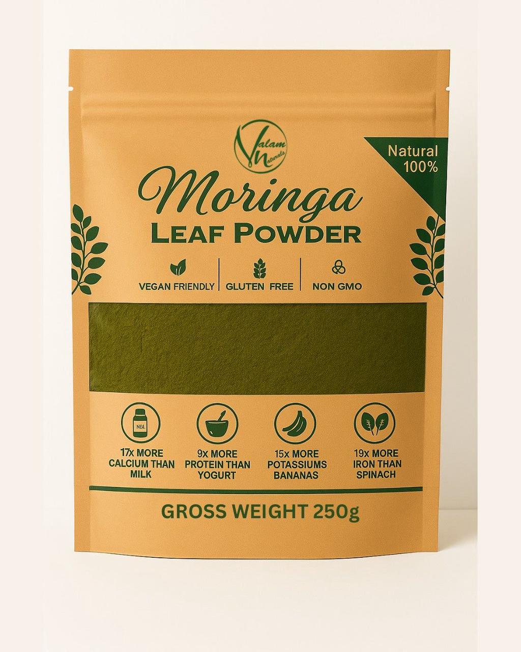 Organic Moringa Leaf Powder | Natural Superfood For Weight Loss, Immunity Boost, Energy Support & Height Growth - Image 2